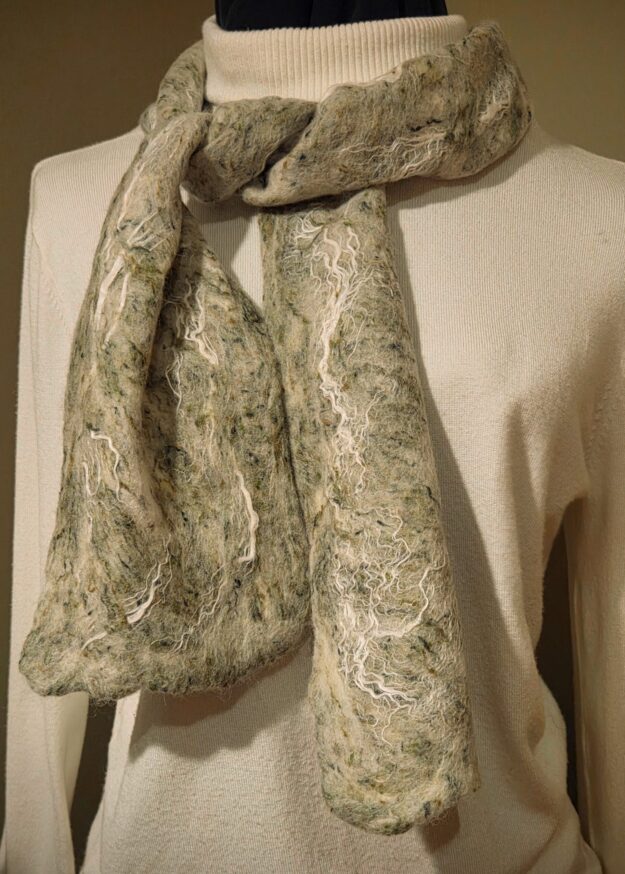 Merino and Silk Scarf